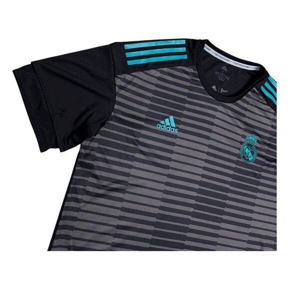 REAL MADRID ADIDAS Climalite Parley Soccer Football Kit Jersey Mens Large - Picture 3 of 5